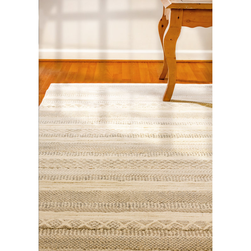 Tapis jaune / crème Artie, Rectangle 7 pi 10 po x 10 pi 10 po