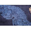 Tapis oriental bleu 7 x 7