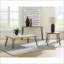 Table basse en bois d'acacia naturel avec pieds en épingle à cheveux noir mat, point focal rustique pour le salon