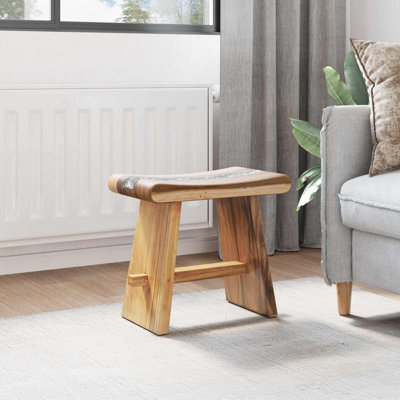 Solid Wood Accent Stool