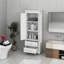 Armoire de rangement haute avec deux tiroirs