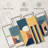 Abstract Structures - 4 Piece Wrapped Canvas Print-1307703287