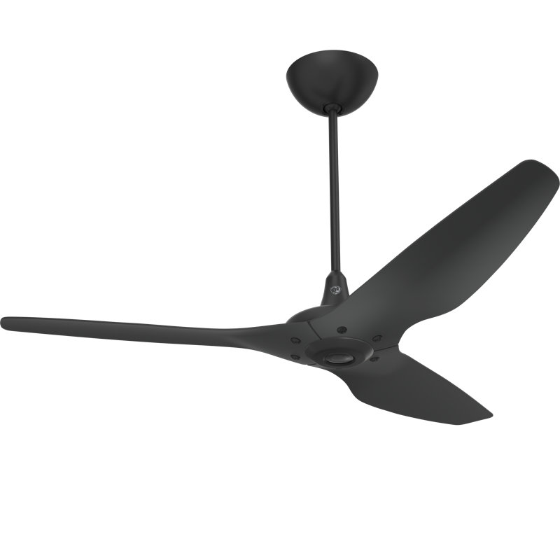 Haiku Smart Downrod Ceiling Fan, Black, 84 inches
