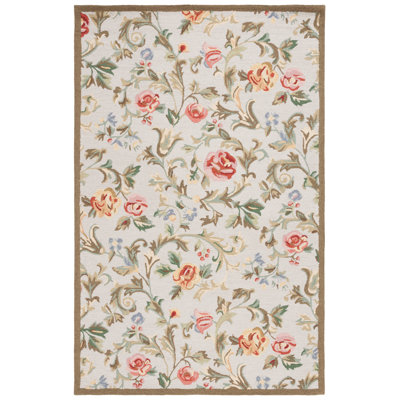 Chelsea Hand Hooked Wool Floral Rug