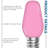 0.5 Watt, C7 LED, Non-Dimmable Light Bulb, Base-86128107