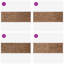 vidaXL Headboard Wall-mounted Natural Solid Teak Wood Bedroom Wall-Mounted