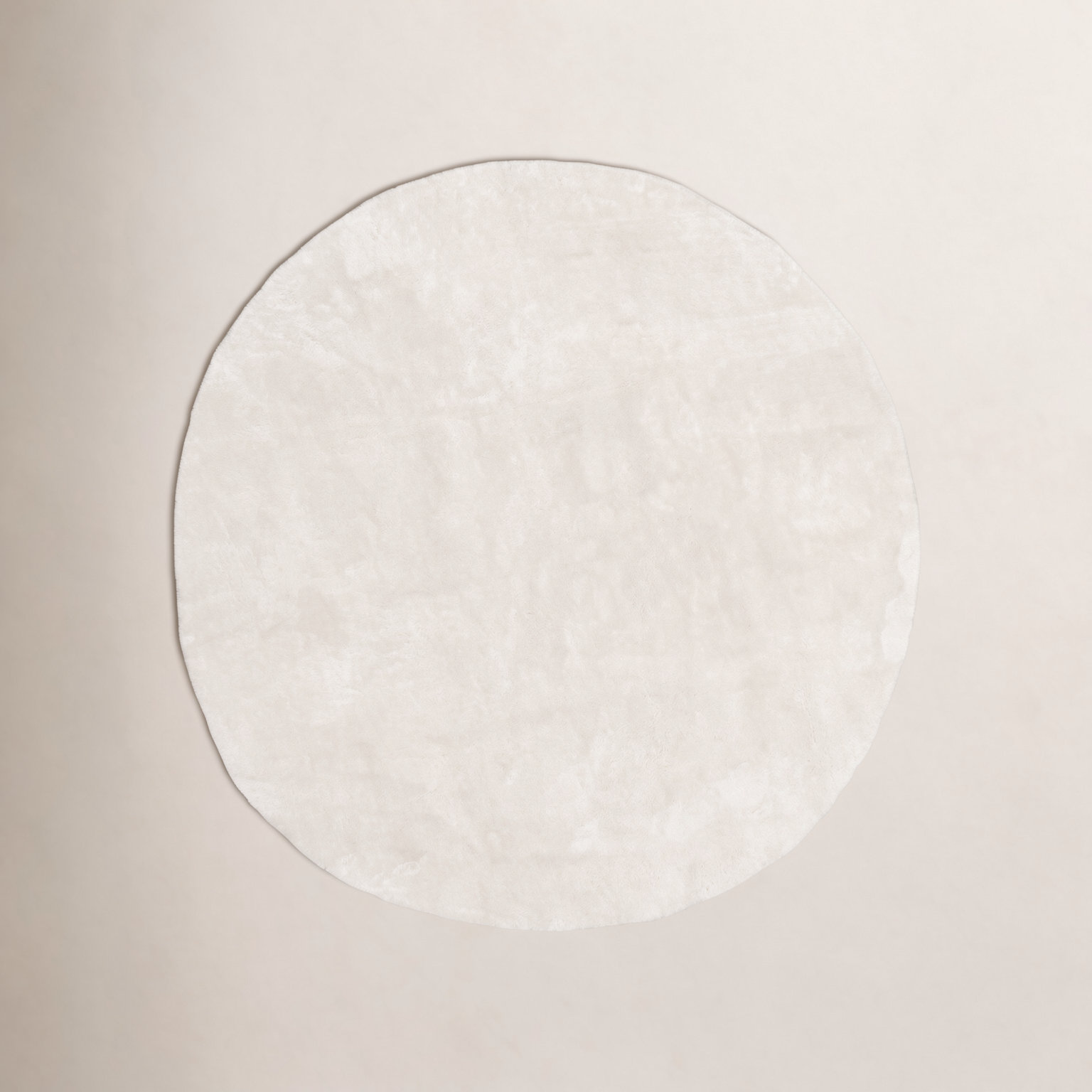 Machine Washable Shag Rug, Round 6'