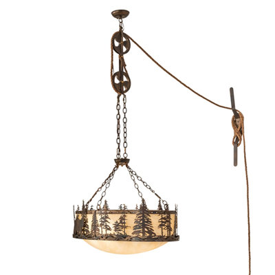 Lone Bear 6 - Light Pendant