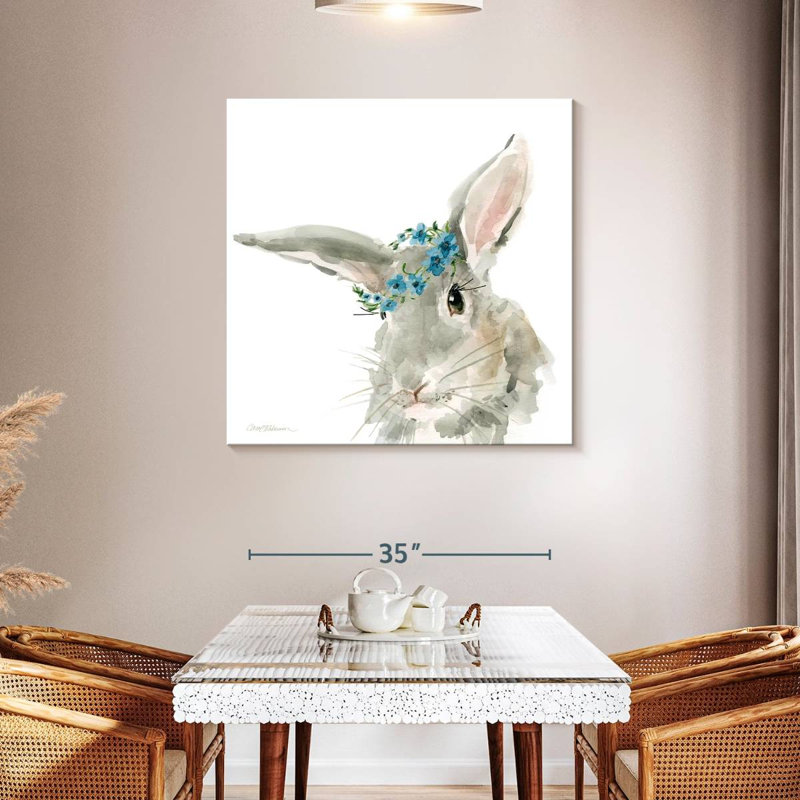 Lapin Crowle Glamour, H 39 po x l 39 po