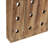 Brown Wood Tall 40 Hole Wall Wine Rack, 21" x 4" x 57"-365769774-365769769