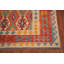 Tapis oriental géométrique All-Over Kilim 9 x 12