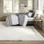 Ensemble de literie en coton de style campagnard, très grand / très grand californien, housse de couette douillette avec capitonnage en chenille