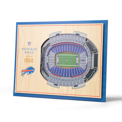 Art mural NFL 5 couches Stadiumview