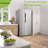 Hamilton Beach 15.6 Cu. Ft. Side-by-Side Refrigerator with Digital Display, Platinum