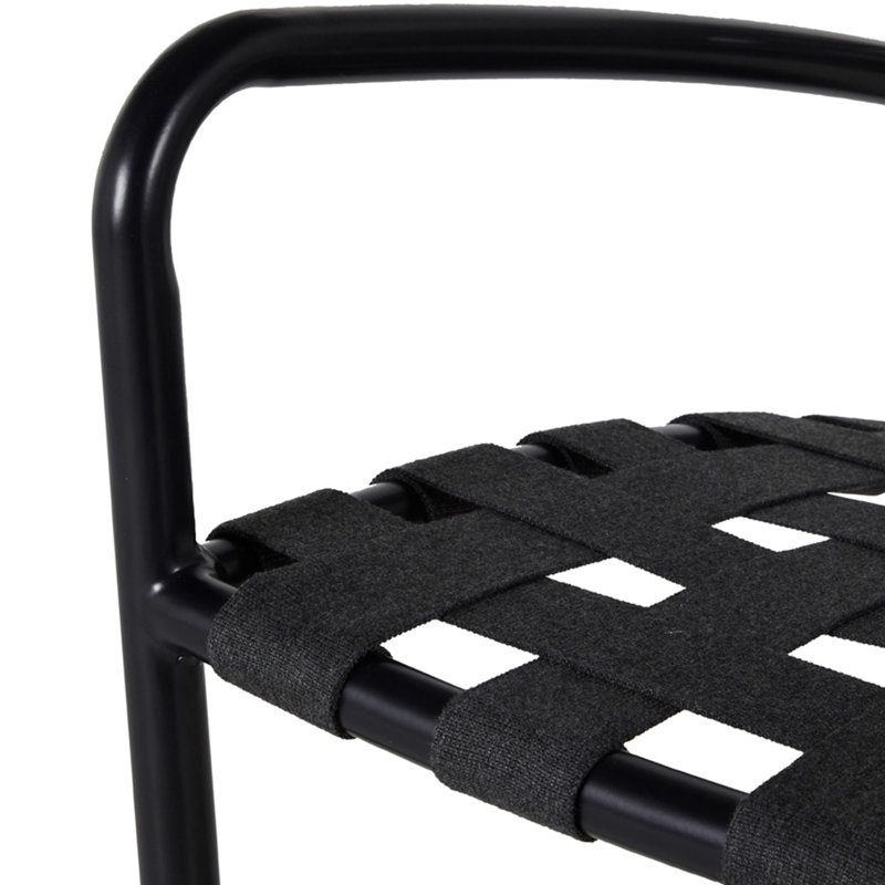 Catalina Patio Chair, Midnight/Charcoal