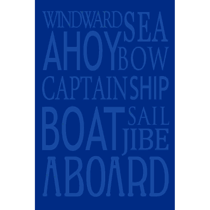 «Anchor Border», impression sur toile tendue, H 30 po x l 20 po