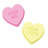 Candy Heart Removable Wall Decals