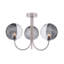 JARED 3LT SEMI FLUSH CW SMOKED/CLR GLS 150MM-1089229763