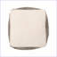 Pouf avec motif à chevrons, brun noyer & amp; Coton beige, entièrement assemblé | Brun | Tissu