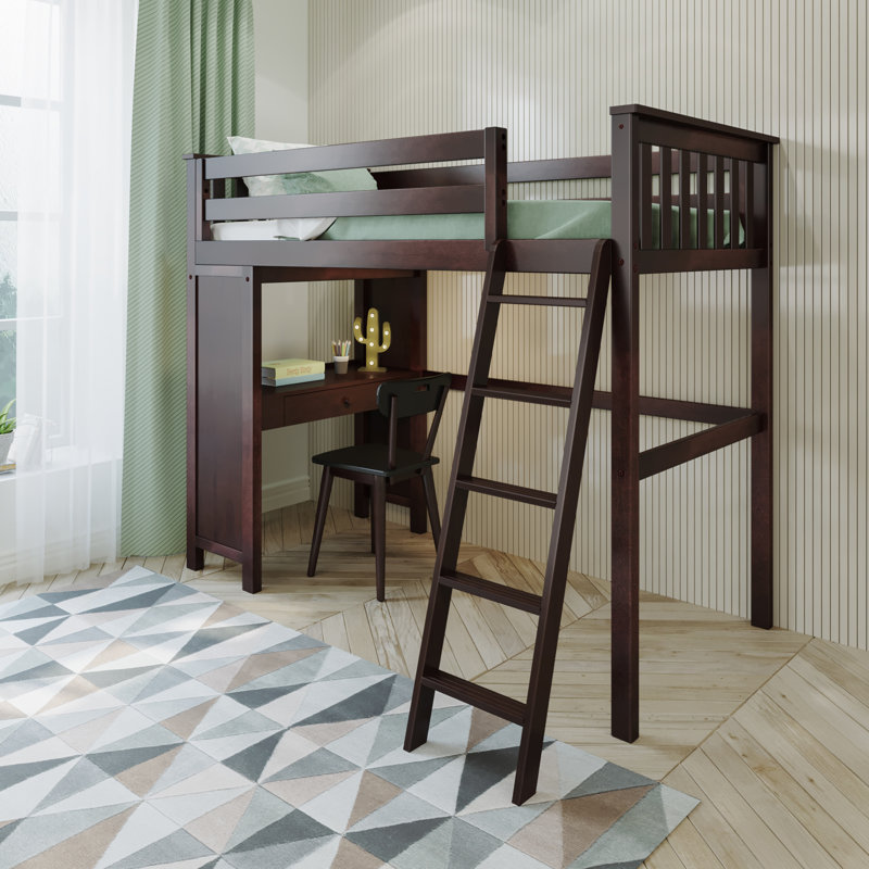 Buhl Kids Twin Loft Bed, Espresso