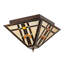 Prairie Wheat 3 - Light Flush Mount
