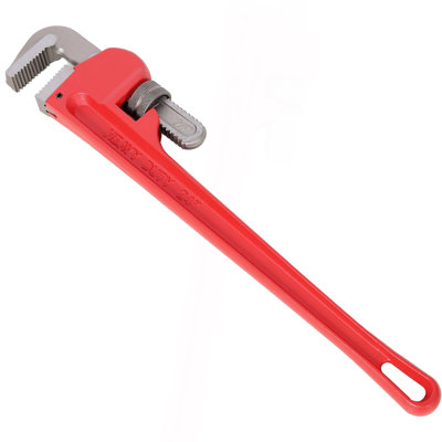 24-Inch Pipe Wrench,Heavy-Duty Adjustable Straight Pipe Wrench,Reliable & Durable Cast Steel For Long-Lasting Pipe Maintenance