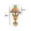 Lampe de chevet Golden Fabric Cap-1116076312