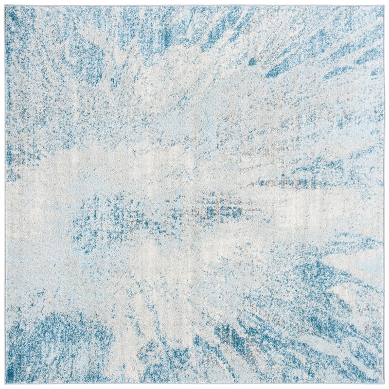 Escalera Performance Rug, Square 5'