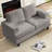 Modern 56" Chenille Loveseat Sofa, Compact 2-seater With Solid Wood Frame For Small Spaces & Apartments-221358410