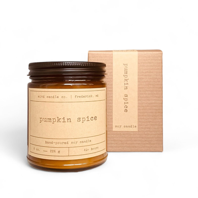 Pumpkin Spice Scented Soy Candle