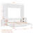 Queen Size Murphy Bed, Integrated Desk & Foldout Workstation, Storage Shelves And Cabinets, Contemporary, Multi-Functional Room-1767818245