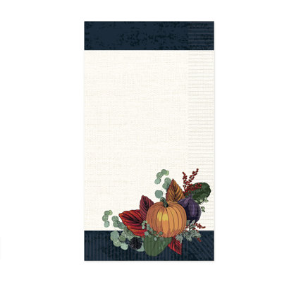 Serviettes d'invité d'automne pour l'Action de grâce