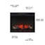 Foyer électrique Norcott-582512882