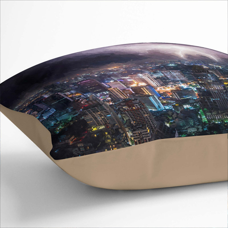 Square Cushion, 40cm H x 40cm W x 15cm D, Stone