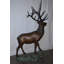 Statue en nacre debout en bronze de taille réelle, sculpture de style occidental majestueux, l 42 po x l 31 po x H 77 po