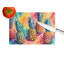Colourful Pineapples Glass Cutting Board Large