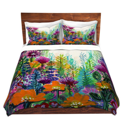 Polyester Floral Duvet Cover