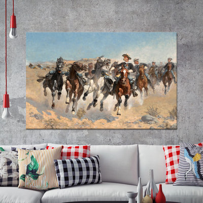Impression sur toile, "The Fourth Troopers", décor mural élégant animal, 1P