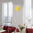 1 Light Brushed Nickel ADA Sconce With Brushed Nickel Metal Shade With Shiny White Inside-557963498