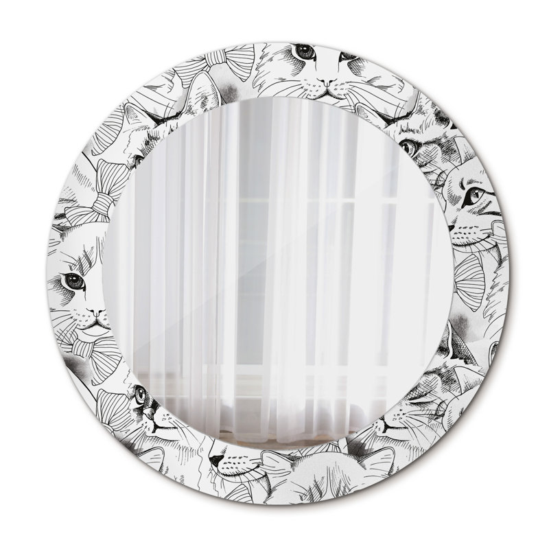 Huldar Glass Flat Wall Mirror