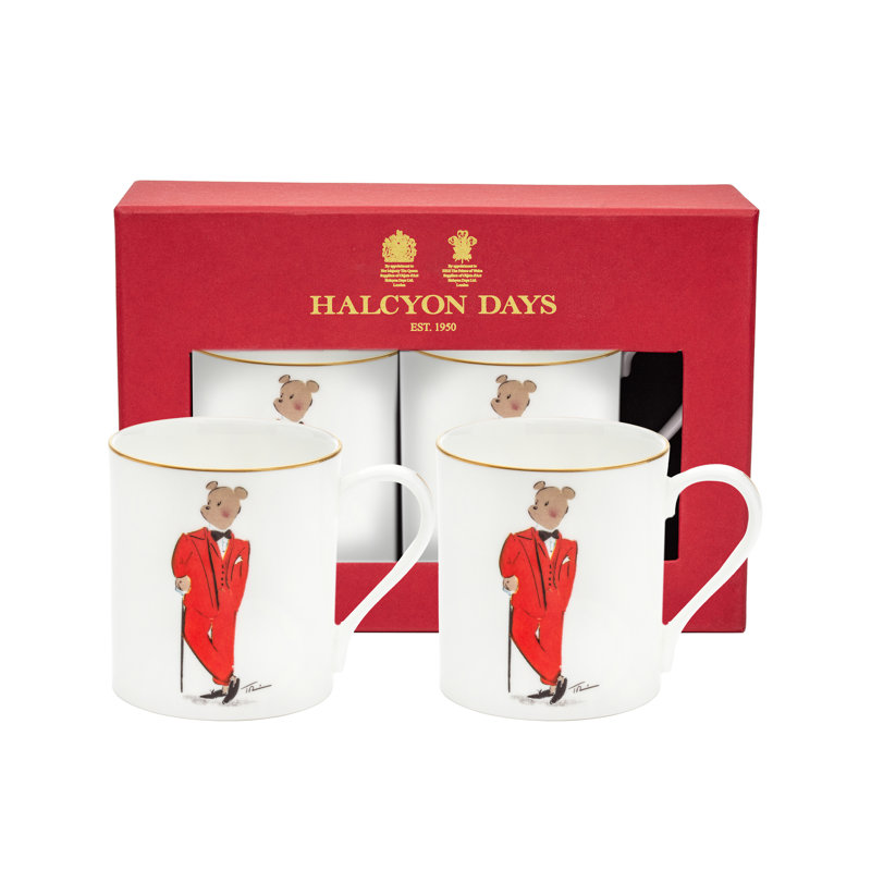 Hal The Bear - Mug Set X 2