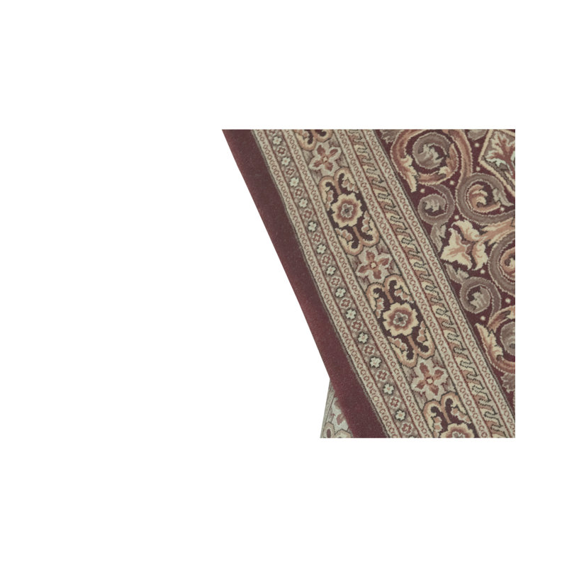Hand-Knotted High-Quality Red Area Rug