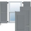 Deux volets à persiennes égales Americraft (par paire)-80846442-80846514-80846474