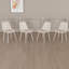 Ensemble de 4 chaises de salle à manger rembourrées modernes-107717933