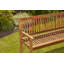 Ladulf 3 Seater Solid Wood Bench