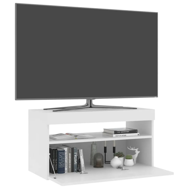 Hollen Unfinished TV Stand for TVs up to 32", White