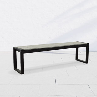 Reginald Powder Coated Aluminum Outdoor Bench