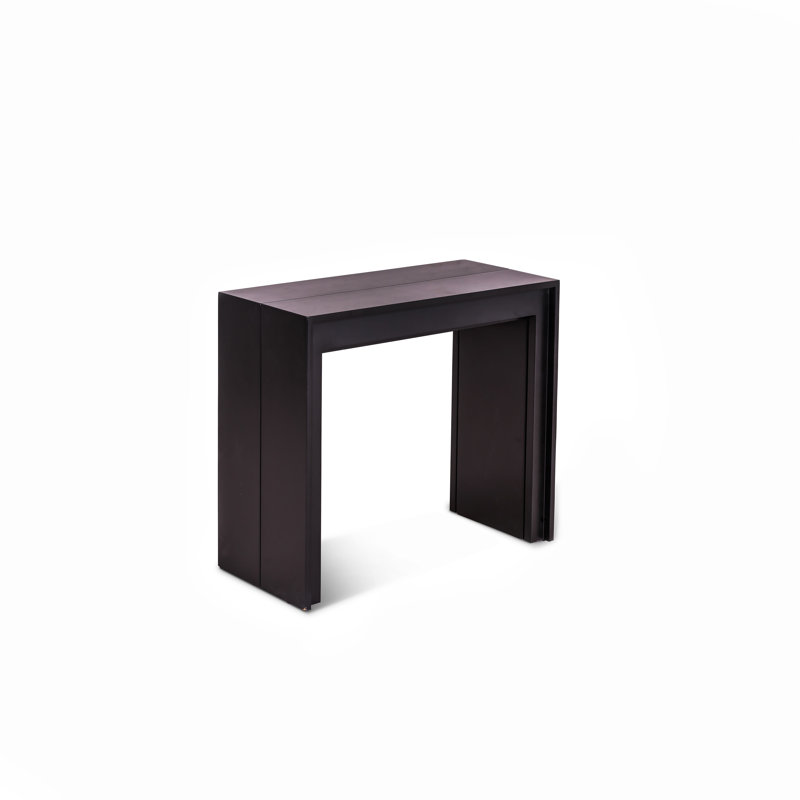 Sodbury Extendable Dining Table, Black, Black