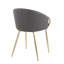 Chaise en métal et similicuir-125535662-125535664