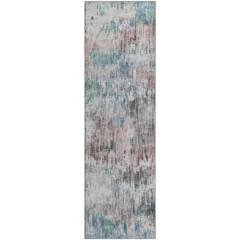 Premium Machine Washable Driessen AMF66 Multi Rug, Runner 2'3" x 7'6"